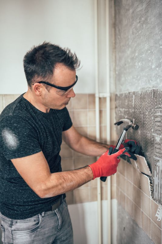 Shower Tile Demolition