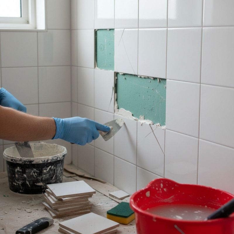 Shower Tile Demolition