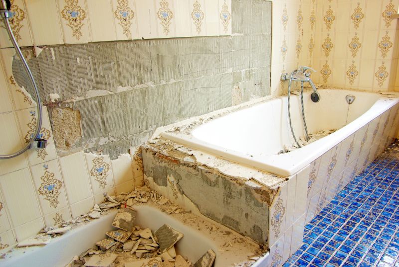 Shower Tile Demolition detail