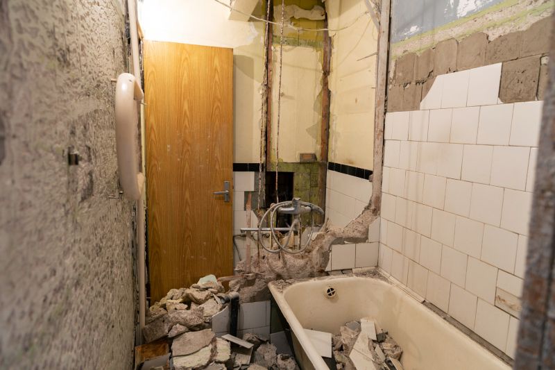 Shower Tile Demolition